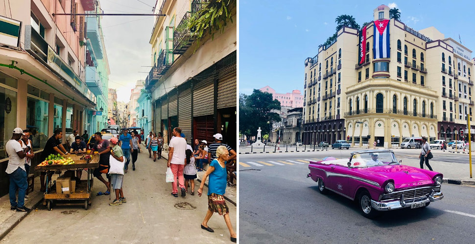 Strassenszene in Havanna